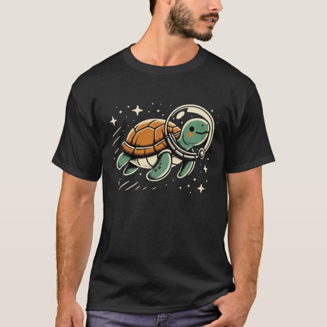 T-shirt Tortue de l'espace (Devant)