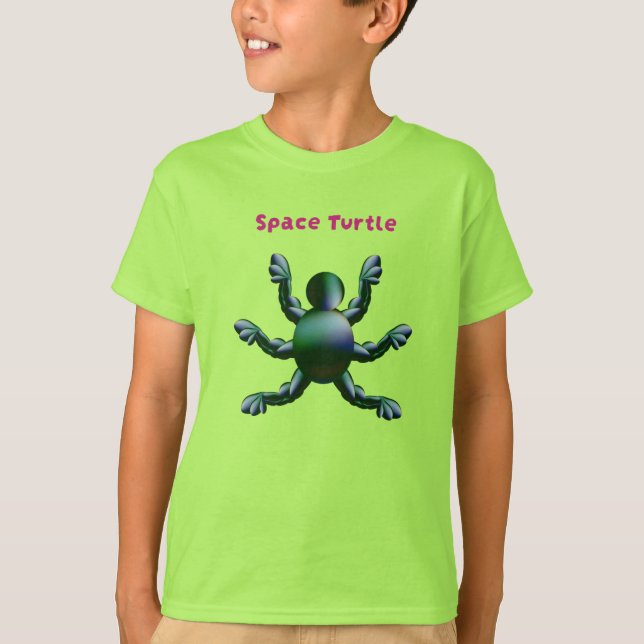 T-shirt Tortue de l'espace (Devant)