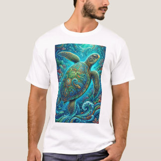 T-SHIRT TORTUE DE MER