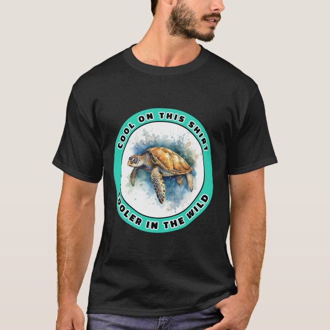 T-shirt Tortue de mer (Devant)