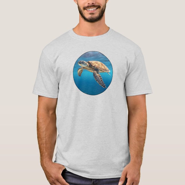 T-shirt tortue de mer (Devant)