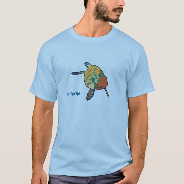 T-shirt Tortue de mer (Devant)