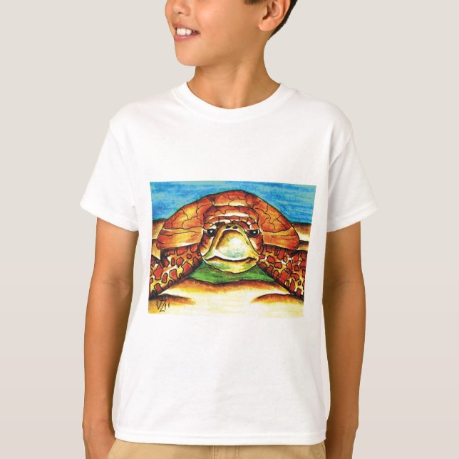 T-shirt Tortue de mer (Devant)