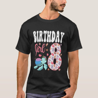 T-shirt Tortue de mer 8ème 8 Anniversaire Aquarium Océan