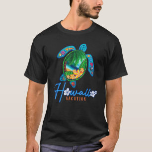 T-shirt Tortue de mer d'Hawaii Famille de jumelage Hawaiia