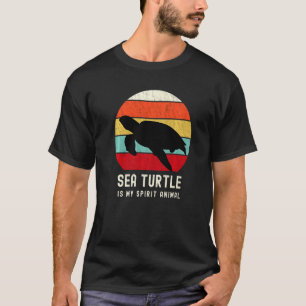T-shirt Tortue de mer est mon esprit Animal Tortue de mer