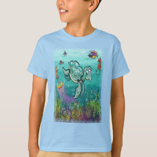 T-shirt Tortue de mer et amis