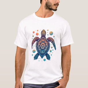 T-shirt Tortue de mer hawaïenne Tie-Dye Vacances à Hawaï P