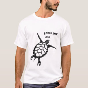 T-shirt Tortue de mer jour des terres