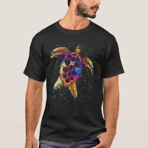 T-shirt Tortue de mer Maori des animaux de la tribu hawaïe