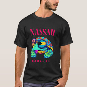 T-shirt Tortue de mer mignonne avec des lunettes de soleil