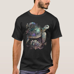 T-shirt Tortue de mer Plage Océan Animal Graphique Femmes