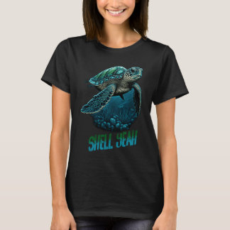 T-shirt Tortue de mer pour hommes femmes Tortue de mer Ani