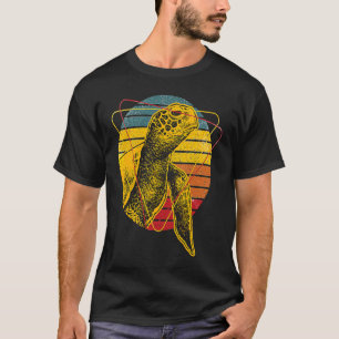 T-shirt Tortue de mer Reptile Océan Animal marin Coloré 2