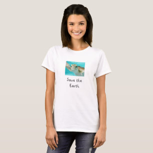 T-shirt Tortue de mer Sauvez la Terre