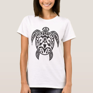 T-shirt Tortue de mer tribale