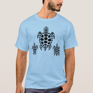 T-shirt Tortue de mer tribale