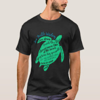 Tortue de mer verte Sagesse de Honu Hawaïen