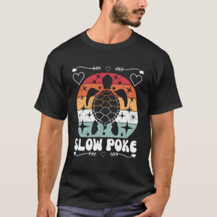 T-shirt Tortue de mer vintage Poisson lent Tortue de mer