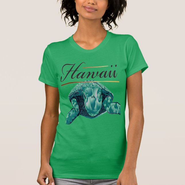 T-shirt Tortue d'Hawaï (Devant)