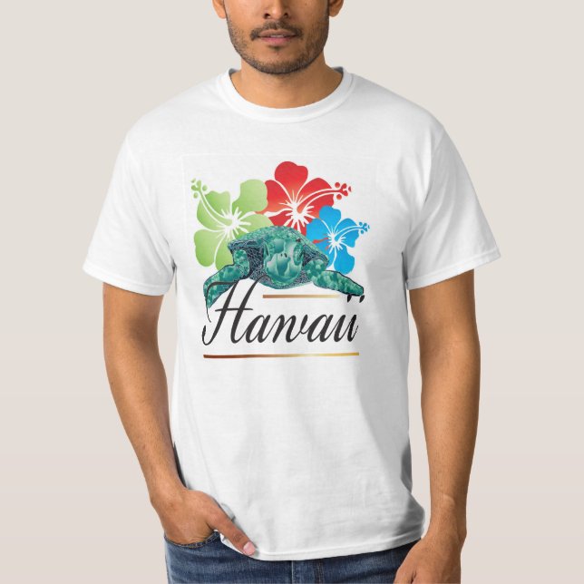 T-shirt Tortue d'Hawaii (Devant)