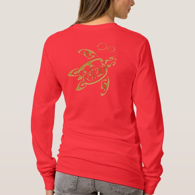 T-shirt Tortue d'or de Yesfans (Dos)