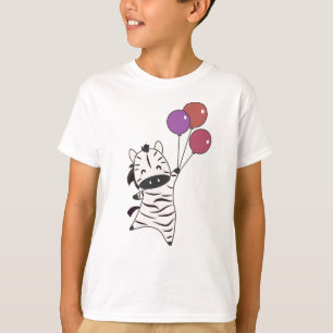 T-shirt Tortue Doux Mouches Ballons Enfants