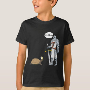 T-shirt Tortue drôle de chien portant un chapeau de prêtre