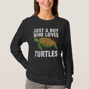 T-shirt Tortue Drôle Pour Homme Garçons Tortoise Tortue S