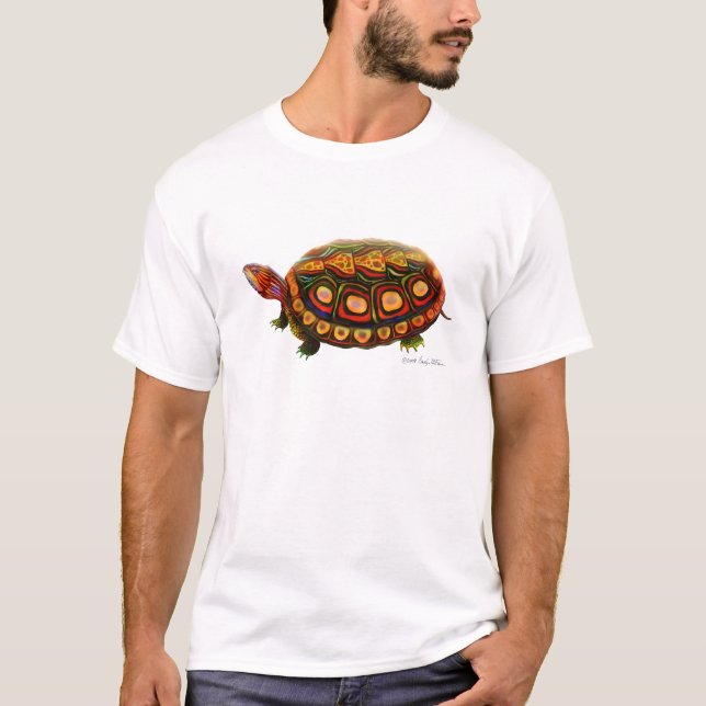 T-shirt Tortue en bois d'Amérique centrale (Devant)