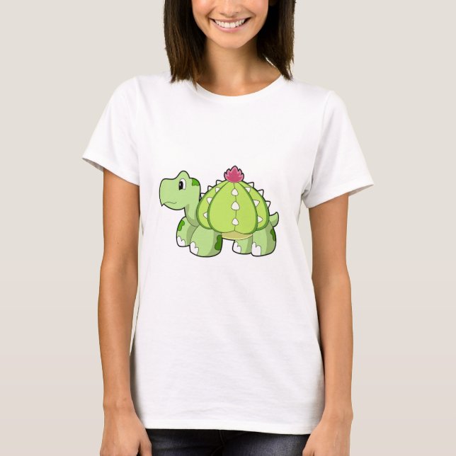 T-shirt Tortue en cactus (Devant)