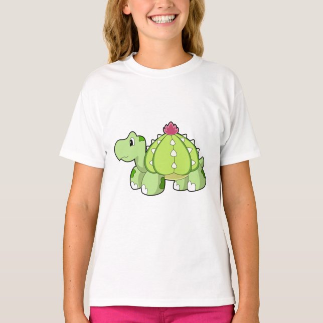 T-shirt Tortue en cactus (Devant)