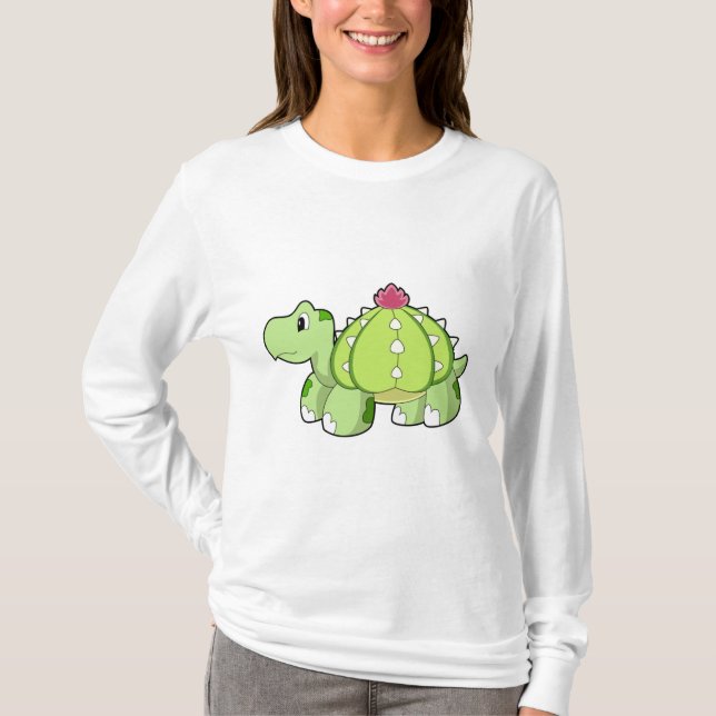 T-shirt Tortue en cactus (Devant)