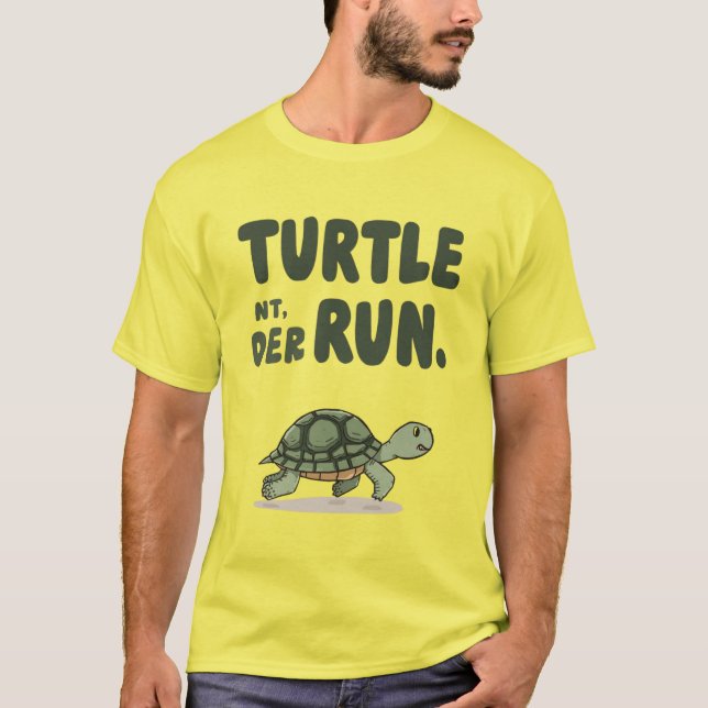 T-shirt Tortue en course (Devant)