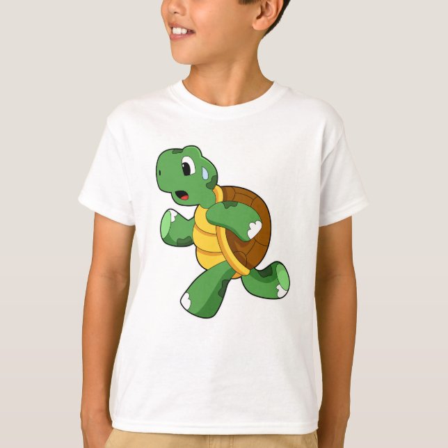 T-shirt Tortue en Jogger à Running (Devant)