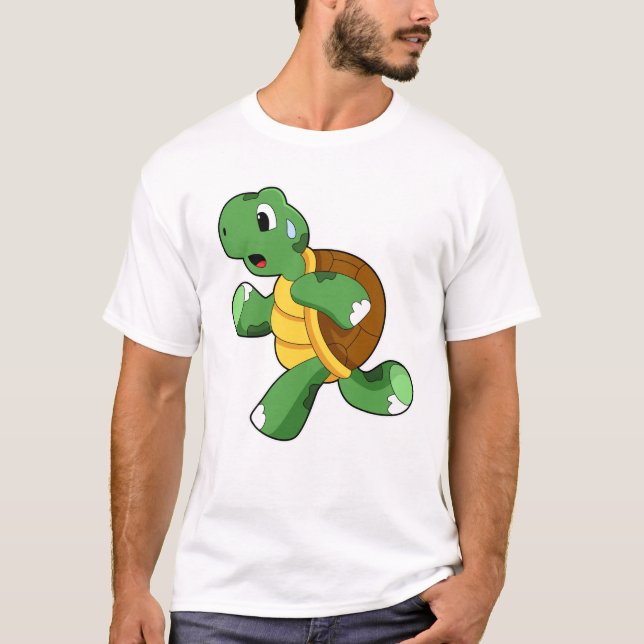 T-shirt Tortue en Jogger à Running (Devant)