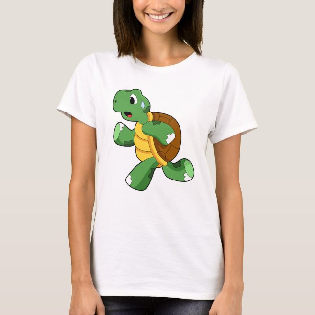 T-shirt Tortue en Jogger à Running (Devant)