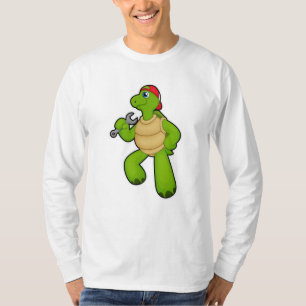 T-shirt Tortue en mécanique avec clé et Casquette