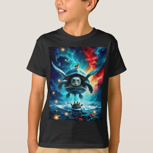 T-shirt Tortue en mission (Devant)