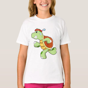 T-shirt Tortue en tant que coureur