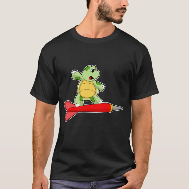 T-shirt Tortue fléchettes (Devant)