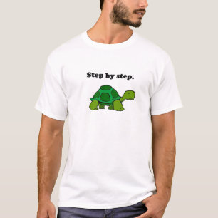 T-shirt Tortue gagnante permanente pas à pas