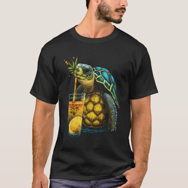 T-shirt Tortue hawaïenne Aloha Hawaii (Devant)