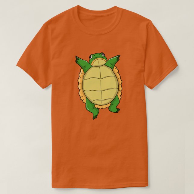 T-shirt Tortue heureuse (Design devant)