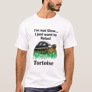 T-shirt Tortue Je veux juste me détendre Animal Drôle