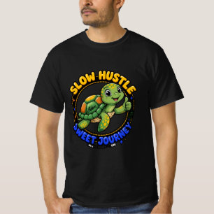 T-shirt Tortue : Lent Est Le Nouveau Vite