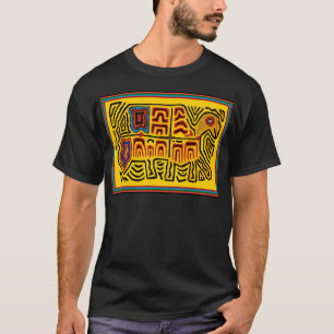 T-shirt Tortue marchant de la tribu indienne Kuna