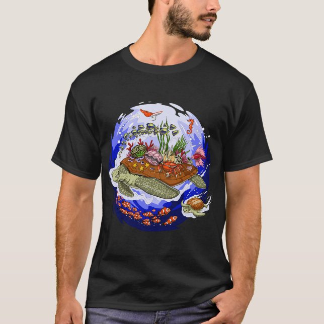 T-shirt Tortue marine (Devant)