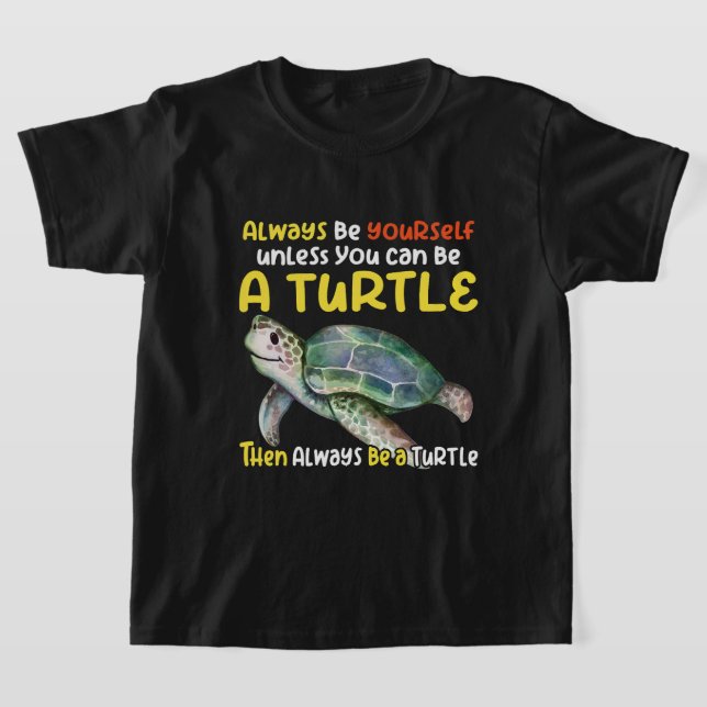 T-shirt Tortue marine être tortue marine tortue marine (Poser)