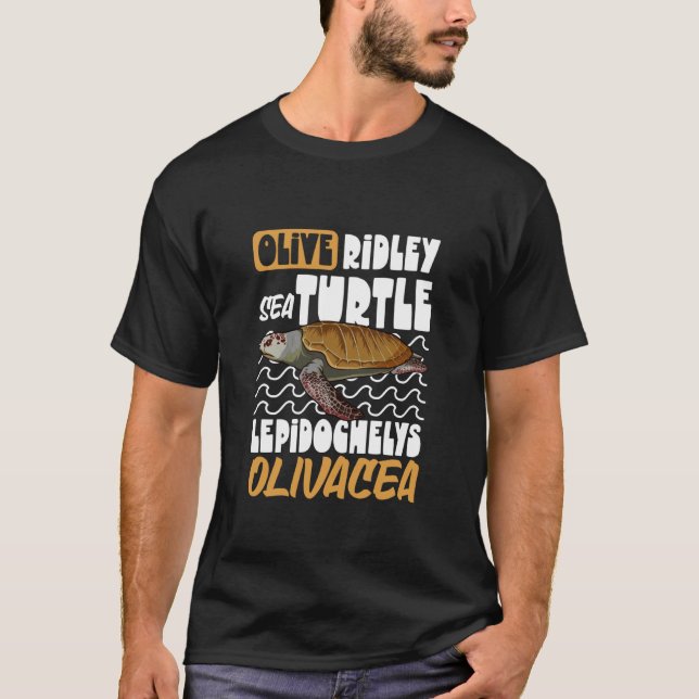 T-shirt Tortue marine Olive Ridley (Devant)